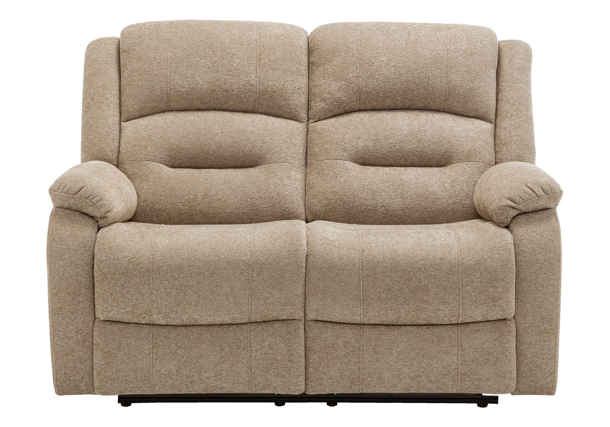 MN-L908P22406    Reclining Love Seat, Power Recliner, 2 Seater, 50" Wide, Small, Usb Port Included, Upholstered, Beige Fabric, Transitional