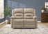 MN-L908P22406    Reclining Love Seat, Power Recliner, 2 Seater, 50" Wide, Small, Usb Port Included, Upholstered, Beige Fabric, Transitional