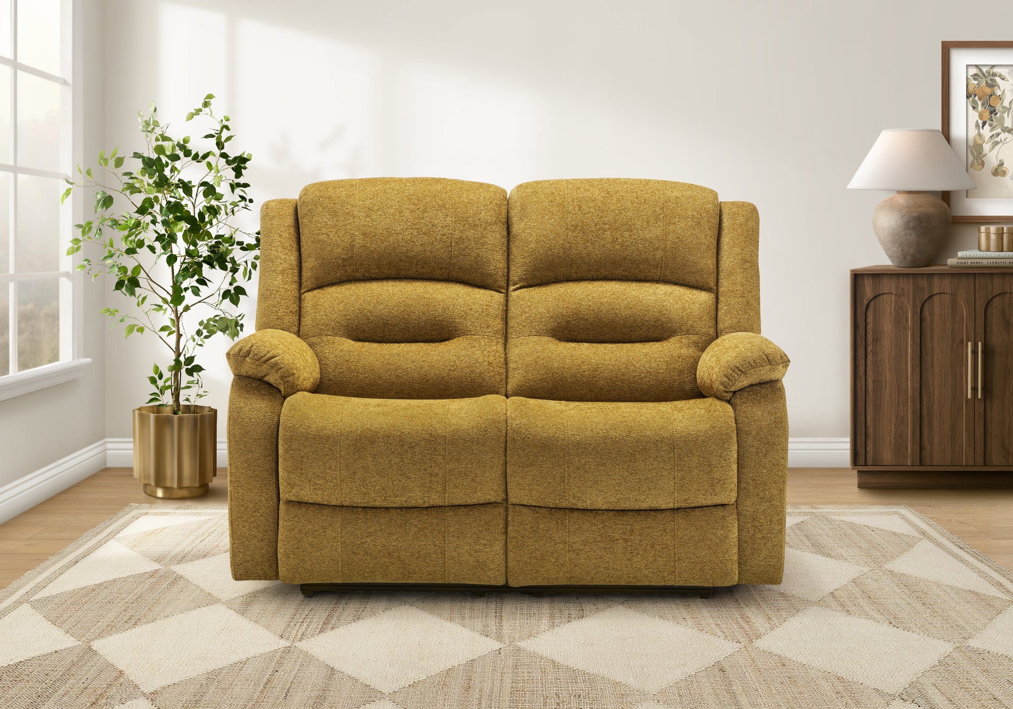 MN-L908P22408    Reclining Love Seat, Power Recliner, 2 Seater, 50" Wide, Small, Usb Port Included, Upholstered, Transitional