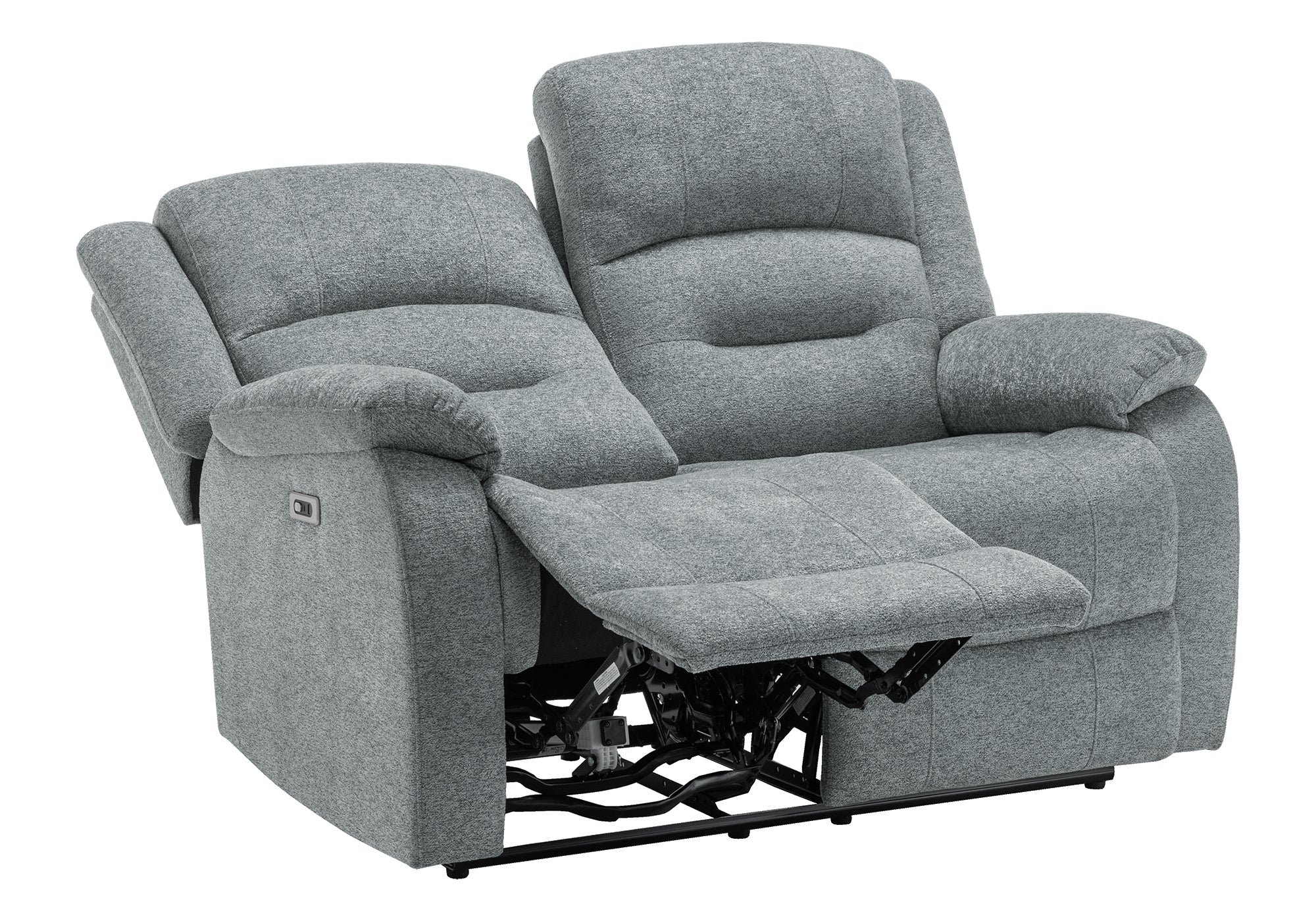 MN-L908P22418    Reclining Love Seat, Power Recliner, 2 Seater, 50" Wide, Small, Usb Port Included, Upholstered, Transitional