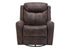 MN-C948P31061    Reclining Chair, Power Recliner, 37" Wide, Glider, Swivel, Faux Leather, Usb Ports Included, Brown Leather-look, Transitional