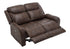 MN-978P32061    Reclining Love Seat, Power Recliner, 2 Seater, 60" Wide, Large, Upholstered, Usb Port Included, Brown Leather-look, Transitional