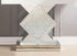 AF-90068 Console Table, 48" Wide, Mirrored Finish, Led Lighting, Gemstone Inlay