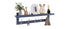 JL Wall Mounted Coat Hooks with Shelf, Grey, Black or Brown, 27" Wide