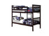 B-101 Bunk Bed, Espresso, Single / Single, Wood