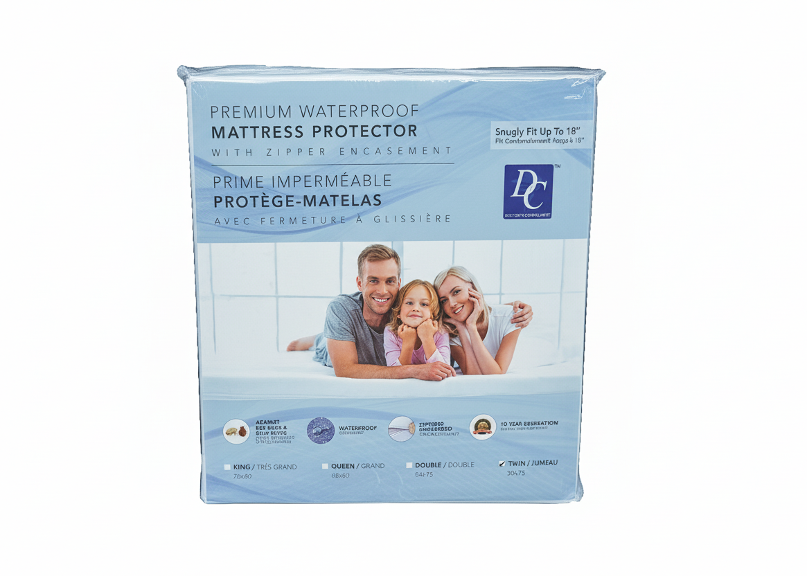 Encasement for Mattress OR Box Spring, Various Sizes, Pillow Case Protectors