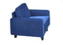 MZ-BORDEAUX Chair, Blue, Velvet, Black Legs