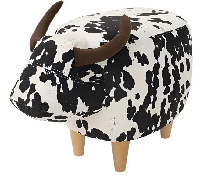 JL COW Ottoman,  Animal Shape, Suitable for Kids, Very Cute