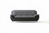 BOL "FELIX" Sofa, Black + Grey, Faux Leather, Chrome Legs