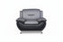 BOL "FELIX" Armchair, Black and Grey, Faux Leather, Chrome Legs