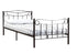 IF-151 Bed, Black, Metal Frame