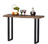 IF-2691 Console Table, Black & Brown, Faux Live Edge, 44" Wide