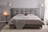 IF-5940 Bed, Grey, Fabric, Tufted Headboard, Queen, King