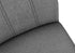 MN-261061    Dining Chair, Set Of 2, Side, Upholstered, Kitchen, Dining Room, 39" Height, Grey Fabric, Chrome Metal, Contemporary, Modern