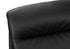 MN-Q481115    Dining Chair, 34" Height, Set Of 2, Upholstered, Side, Dining Room, Kitchen, Black Leather Look, Black Metal, Contemporary, Modern