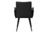 MN-A561125    Dining Chair, 36" Height, Set Of 2, Upholstered, Side, Dining Room, Kitchen, Black Leather Look, Black Metal, Contemporary, Modern