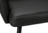 MN-A561125    Dining Chair, 36" Height, Set Of 2, Upholstered, Side, Dining Room, Kitchen, Black Leather Look, Black Metal, Contemporary, Modern