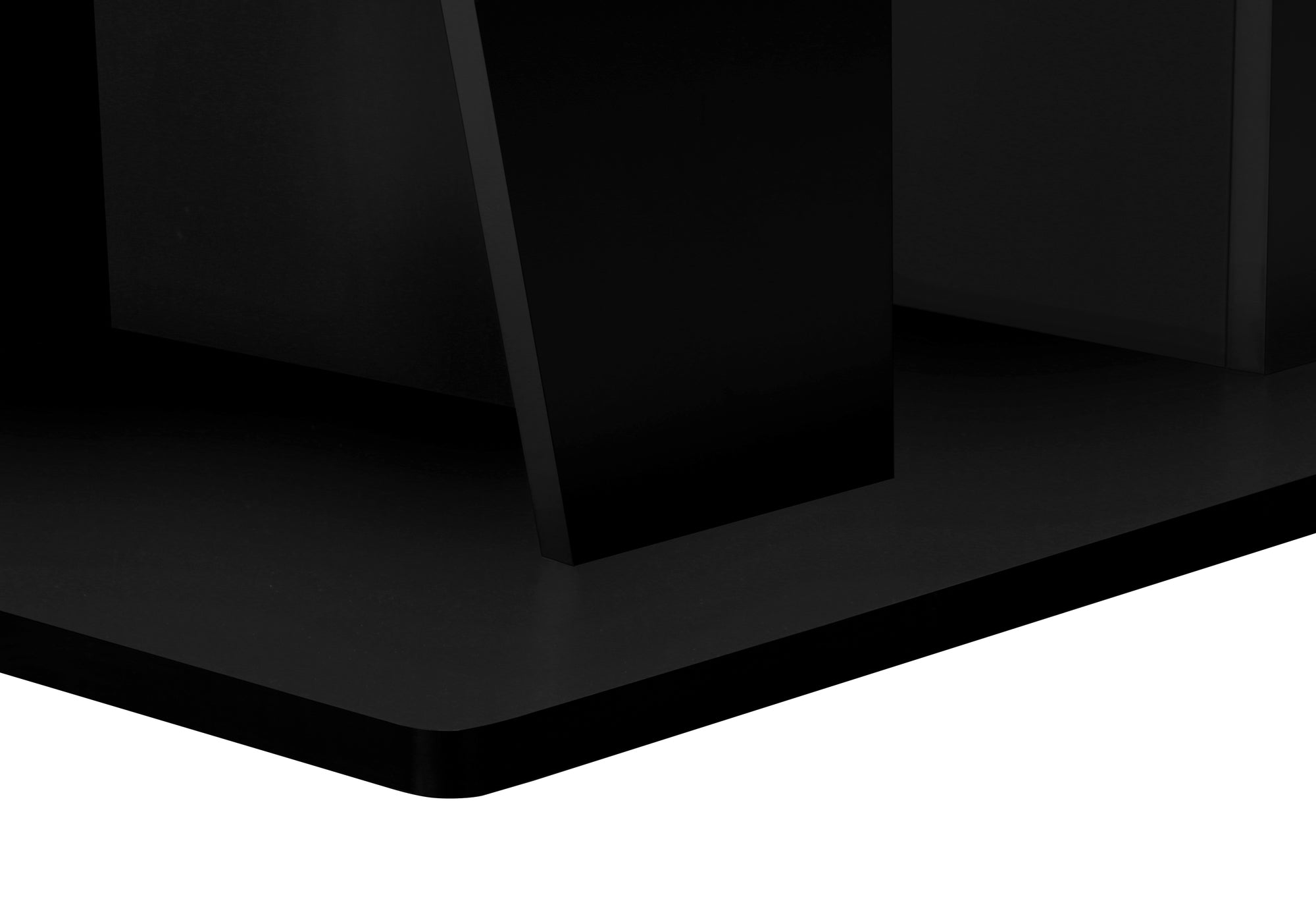 MN-D581128    Dining Table, 60" Rectangular, Sintered Stone Top, Dining Room, Kitchen, White Stone, Black Laminate, Contemporary, Modern