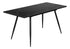 MN-621133    Dining Table, 63" Rectangular, 15" Butterfly Panel, Sintered Stone Top, Dining Room, Kitchen, Dark Grey Stone, Black Metal, Contemporary, Modern