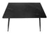 MN-621133    Dining Table, 63" Rectangular, 15" Butterfly Panel, Sintered Stone Top, Dining Room, Kitchen, Dark Grey Stone, Black Metal, Contemporary, Modern