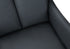 MN-U791148    Dining Chair, 36" Height, Set Of 2, Upholstered, Side, Dining Room, Kitchen, Blue Leather Look, Black Metal, Contemporary, Modern
