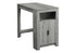 MN-U671204    Dining Table, 48" Rectangular, Counter Height, Kitchen, Small, Storage, Grey Laminate, Contemporary, Modern
