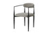 MN-991228    Dining Chair, 32" Height, Set Of 2, Upholstered, Side, Dining Room, Kitchen, Grey Fabric, Black Metal, Contemporary, Modern