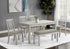 MN-201255    Dining Table, 60" Rectangular, Storage Drawers, Veneer Top, Kitchen, Dining Room, Antique Grey Veneer, Transitional