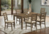 MN-291341    DINING TABLE - ANTIQUE BROWN VENEER 36"X 60"