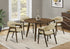 MN-491363    Dining Table, 48" Round, Veneer Top, Kitchen, Dining Room, Dark Walnut Veneer, Mid Century