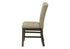 MN-L631378    Dining Chair, 37" Height, Set Of 2, Upholstered, Dining Room, Kitchen, Brown Fabric, Grey Solid Wood, Transitional