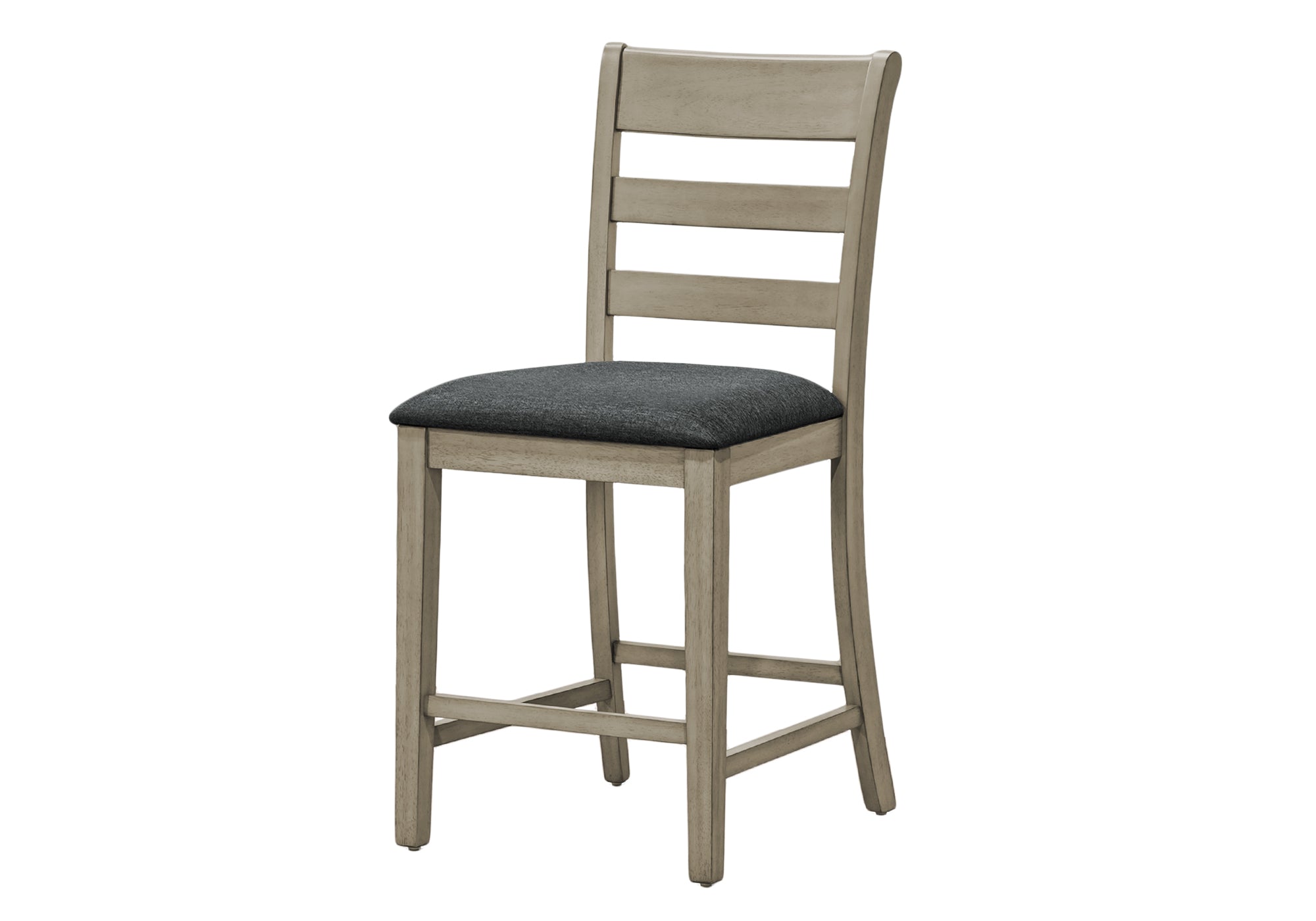 MN-451382    Dining Chair, 44" Height, Counter Height, Dining Room, Kitchen, Set Of 2, Upholstered, Side, Transitional