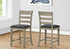 MN-451382    Dining Chair, 44" Height, Counter Height, Dining Room, Kitchen, Set Of 2, Upholstered, Side, Transitional
