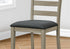 MN-451382    Dining Chair, 44" Height, Counter Height, Dining Room, Kitchen, Set Of 2, Upholstered, Side, Transitional