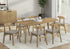 MN-821384    Dining Table, 72" Rectangular, Dining Room, Kitchen, Veneer Top, Light Walnut Veneer, Transitional