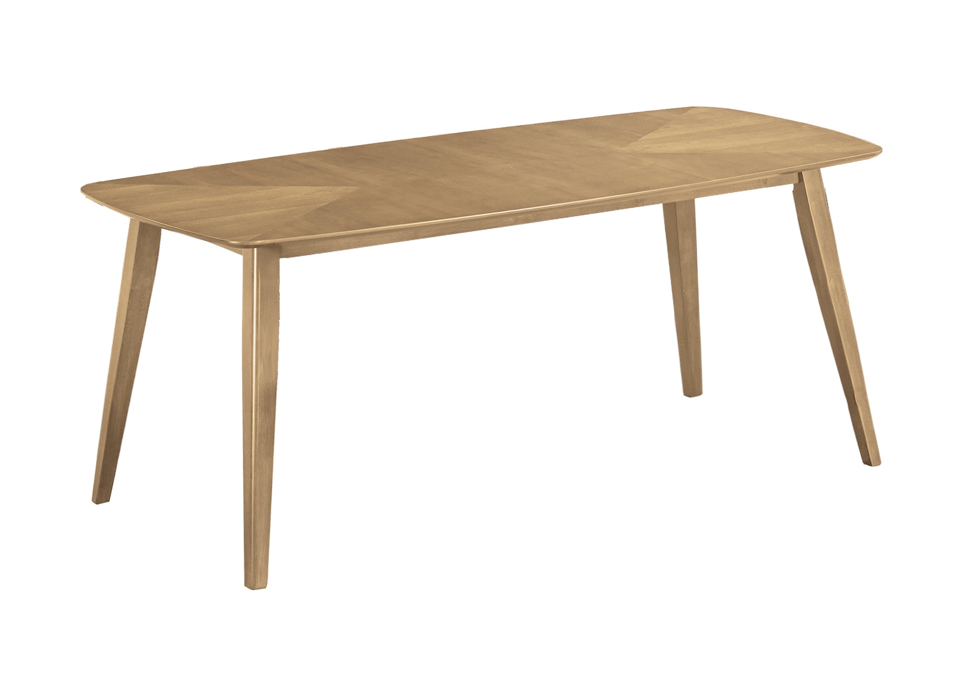 MN-821384    Dining Table, 72" Rectangular, Dining Room, Kitchen, Veneer Top, Light Walnut Veneer, Transitional