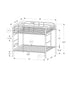 MN-U542230K    BUNK BED - TWIN / TWIN SIZE / BLACK METAL