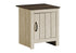 MN-442509    Accent Table, 22" H, End, Side Table, Storage, Nightstand, Bedroom, Living Room, Beige Laminate, Dark Oak Laminate, Contemporary