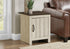 MN-442509    Accent Table, 22" H, End, Side Table, Storage, Nightstand, Bedroom, Living Room, Beige Laminate, Dark Oak Laminate, Contemporary