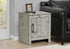 MN-472513    Accent Table, 22" H, End, Side Table, Storage, Side, Nightstand, Living Room, Bedroom, Rustique Grey Laminate, Transitional