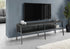 MN-512535    Tv Stand, 72 Inch, Console, Media Entertainment Center, Living Room, Bedroom, Black Wood Laminate, Black Metal, Contemporary, Modern