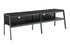 MN-512535    Tv Stand, 72 Inch, Console, Media Entertainment Center, Living Room, Bedroom, Black Wood Laminate, Black Metal, Contemporary, Modern