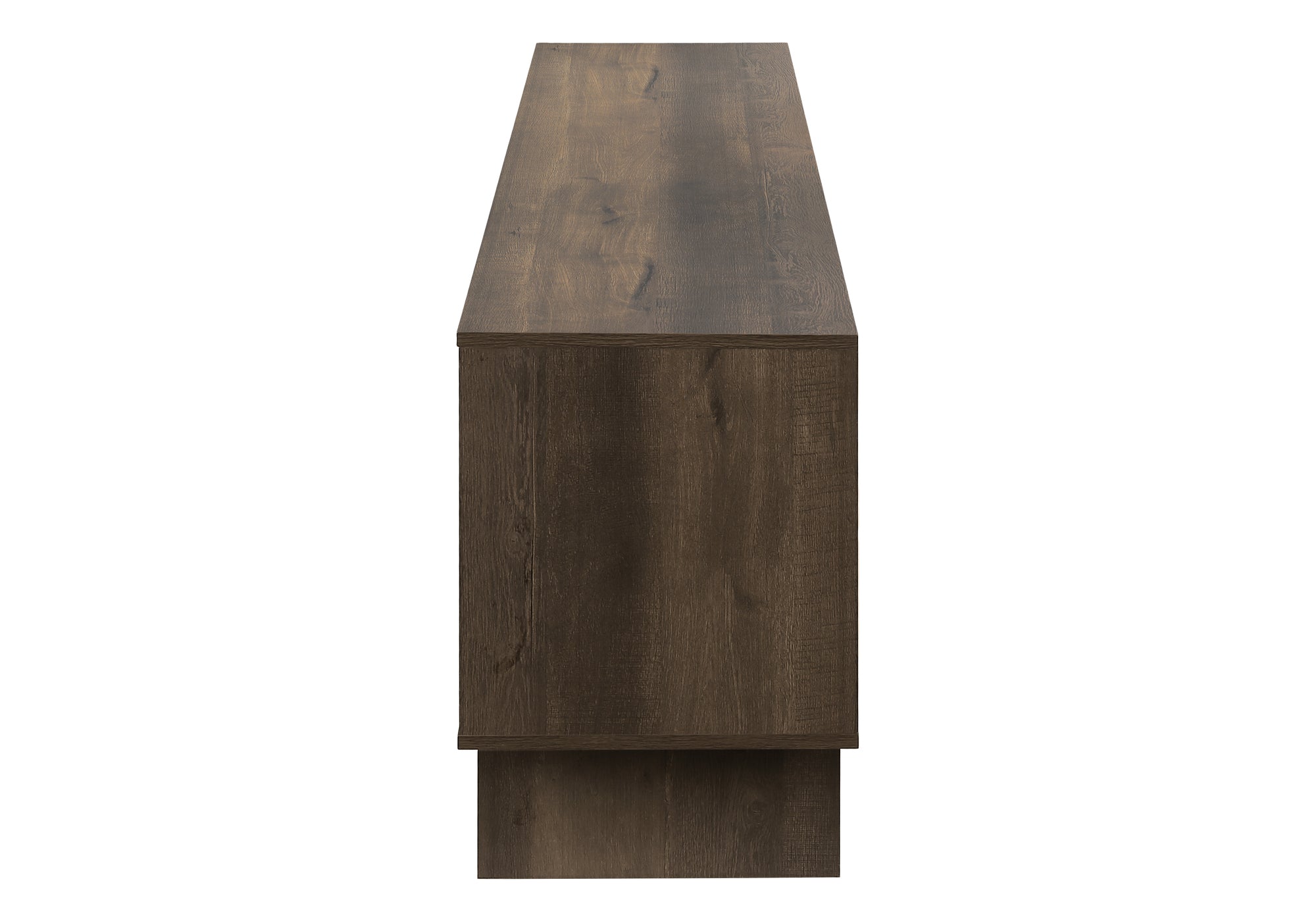 MN-652718    Tv Stand, 72 Inch, Console, Media Entertainment Center, Storage Drawers, Storage Cabinet, Brown Laminate, Transitional