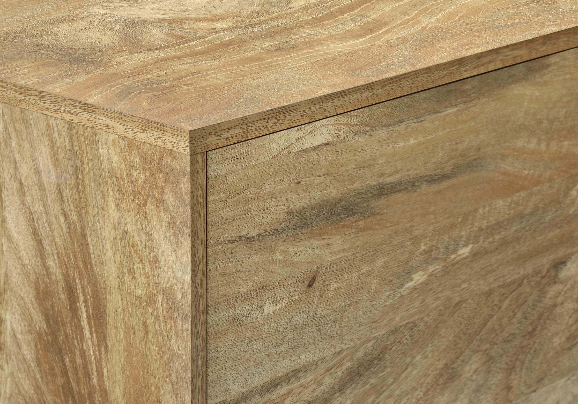 MN-672722    Tv Stand, 72 Inch, Console, Media Entertainment Center, Storage Drawers, Storage Cabinet, Walnut Laminate, Mid Century