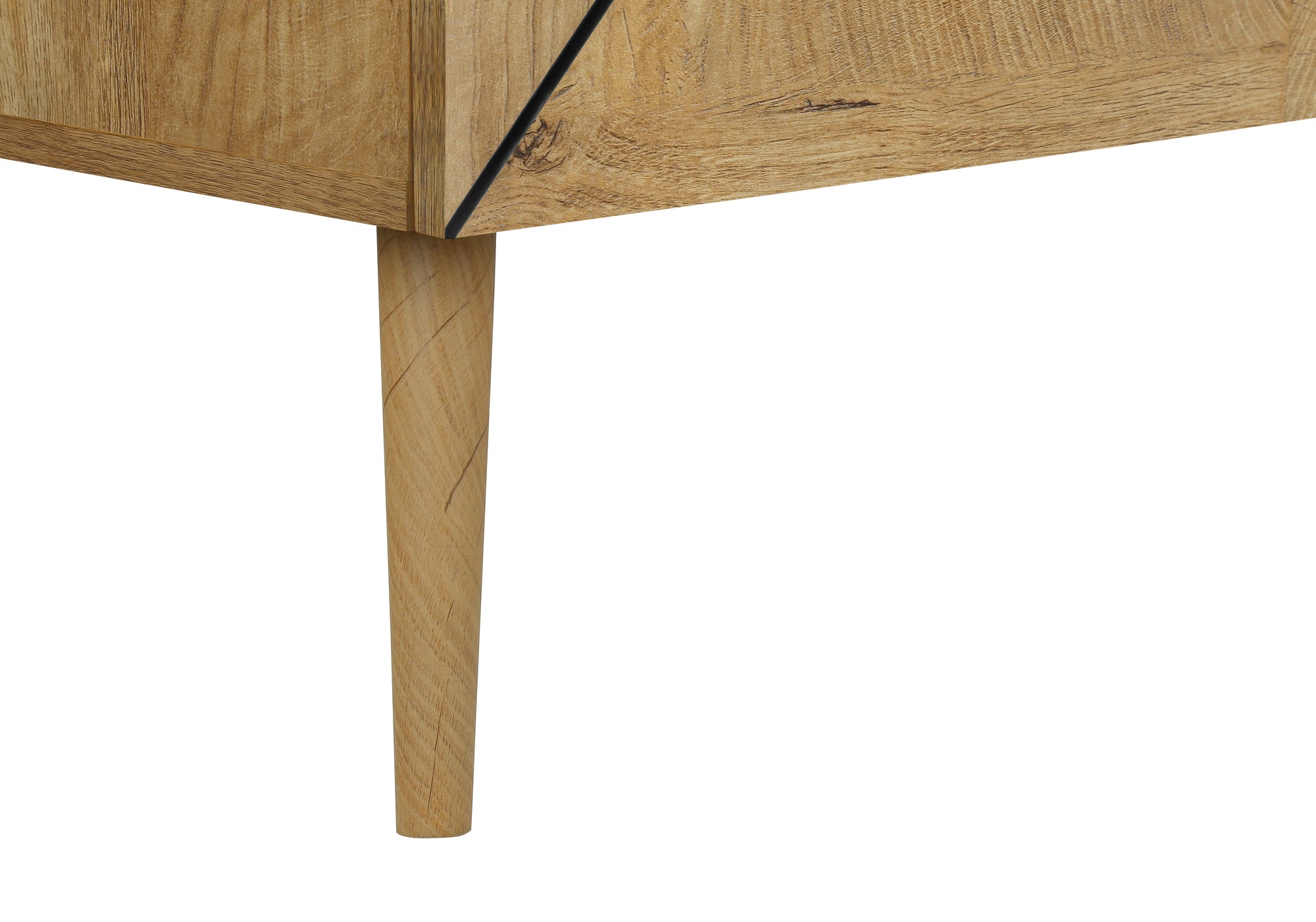 MN-U842753    Tv Stand, 72 Inch, Console, Media Entertainment Center, Storage Drawer, Walnut Laminate, Mid Century, Modern