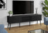 MN-L892783    Tv Stand, 72 Inch, Media Entertainment Center, Storage Cabinet, Console, Storage Shelves, Bedroom, Living Room, Black Laminate, Contemporary