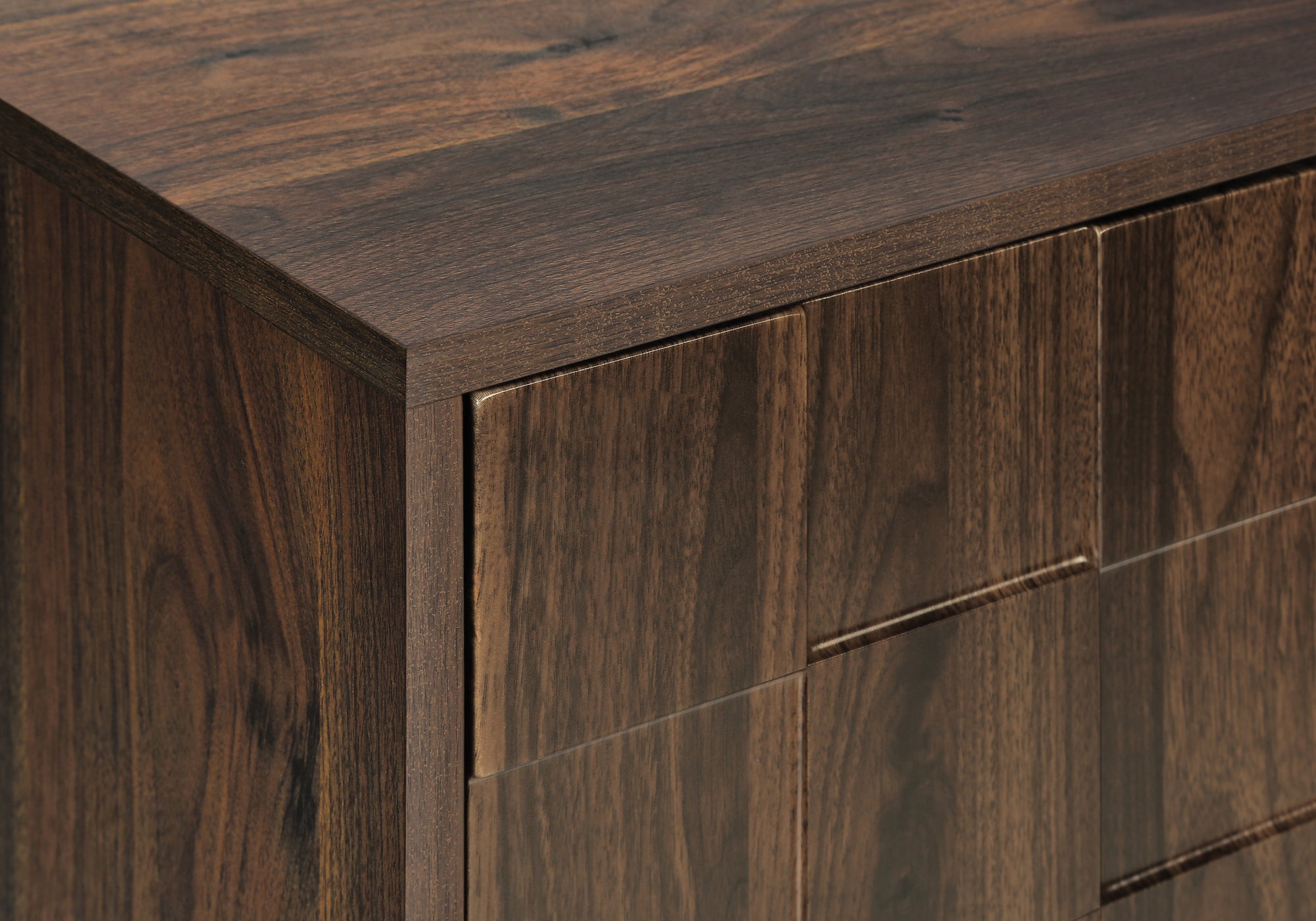 MN-922788    Accent Table, End, Side Table, Small, Storage, Lamp, Walnut Laminate, Modern