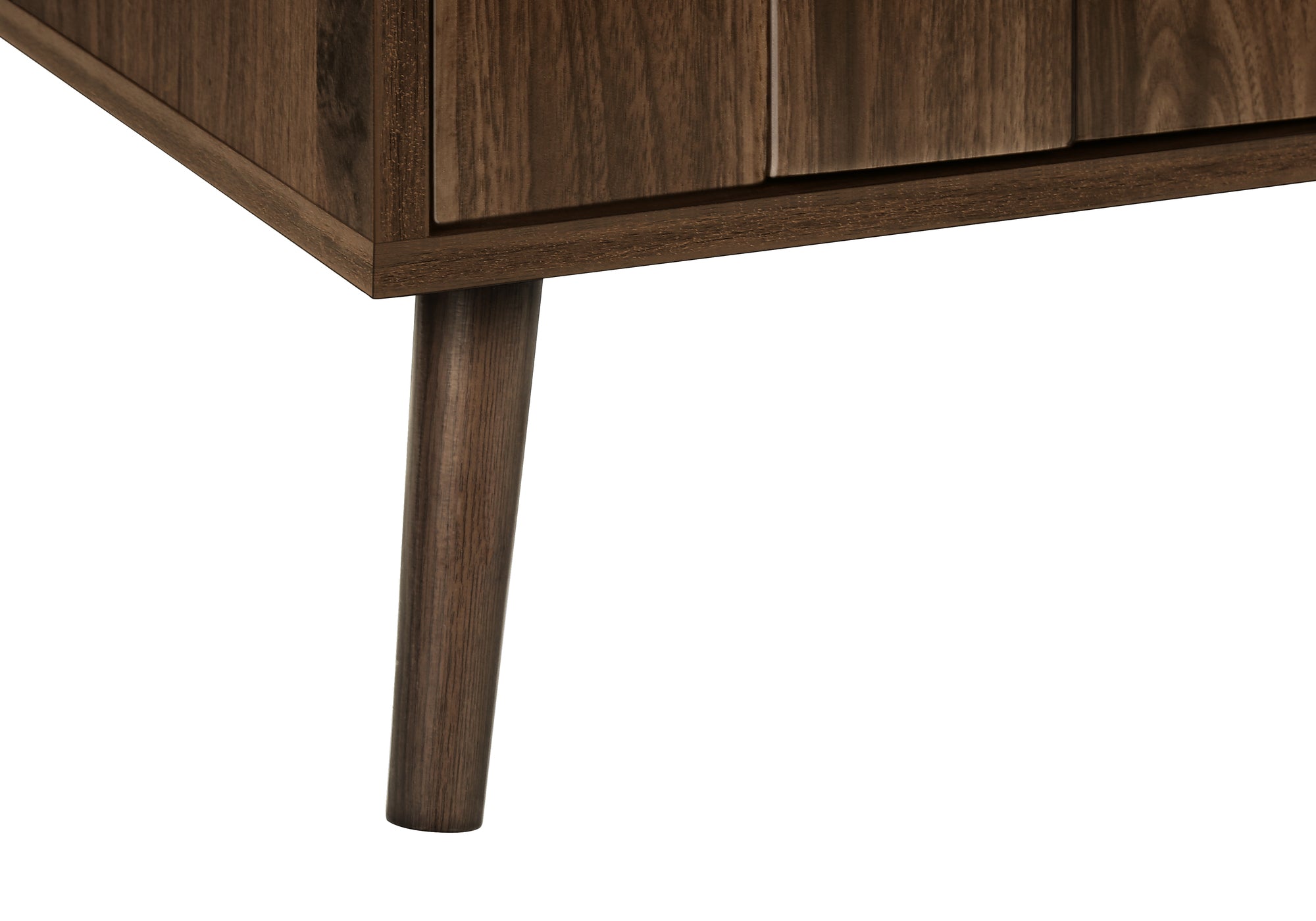 MN-922788    Accent Table, End, Side Table, Small, Storage, Lamp, Walnut Laminate, Modern