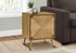 MN-942794    Accent Table, End, Storage, Small, Side, Living Room, Lamp, Light Walnut Laminate, Seagrass, Modern
