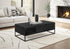 MN-192826    Coffee Table, 48"l, Cocktail, Lift-top, Rectangular, Storage, Living Room, Accent, Black Laminate, Black Metal, Contemporary, Modern